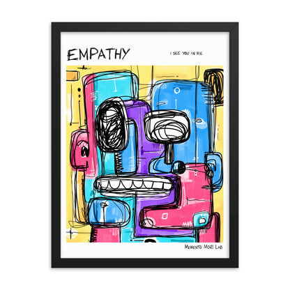 Empathy - Polaroid Sketch Framed Poster