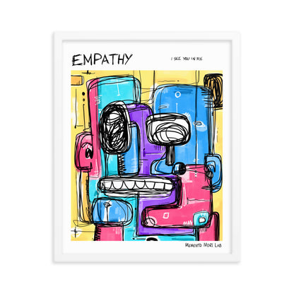 Empathy - Polaroid Sketch Framed Poster