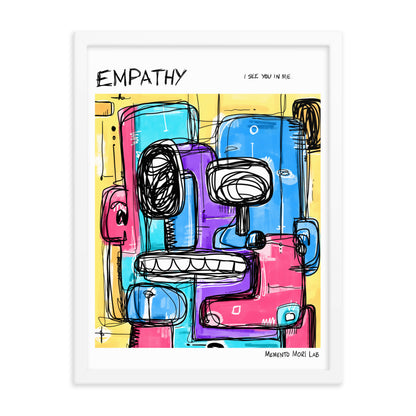 Empathy - Polaroid Sketch Framed Poster