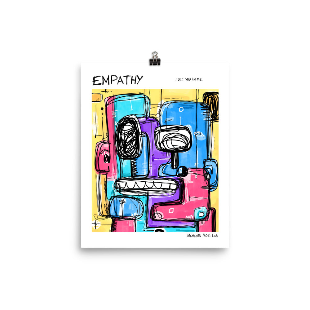 Empathy - Polaroid Sketch Poster