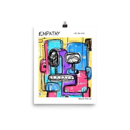 Empathy - Polaroid Sketch Poster