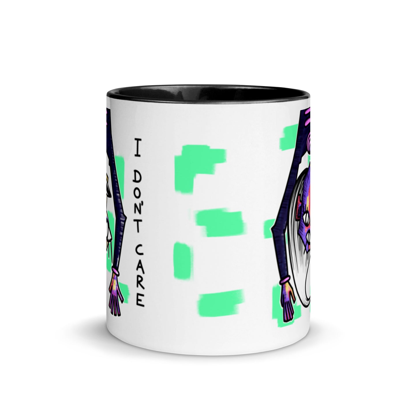 I Don't Care Alien Cubist Mug