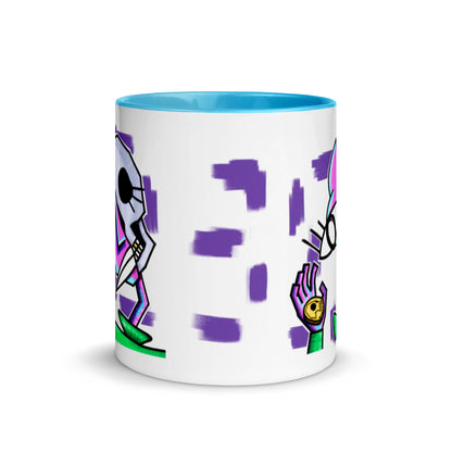 Half-Skull Cubist Mug