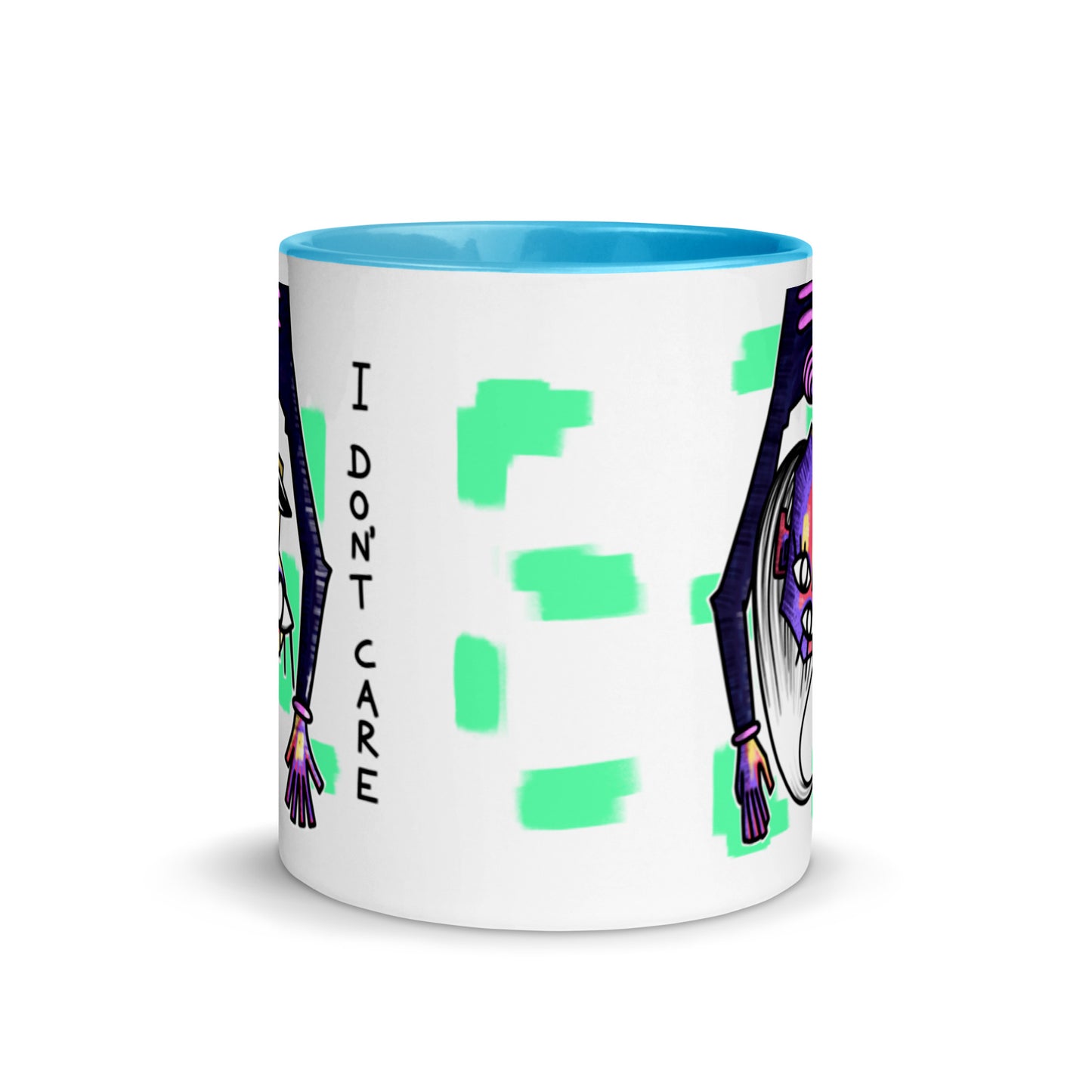 I Don't Care Alien Cubist Mug