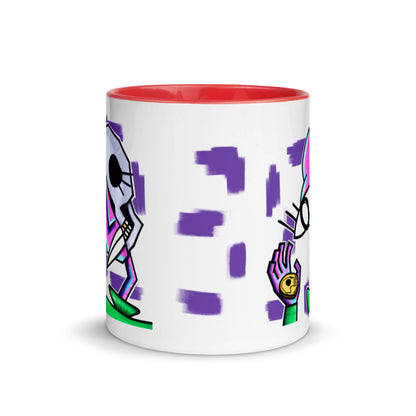 Half-Skull Cubist Mug